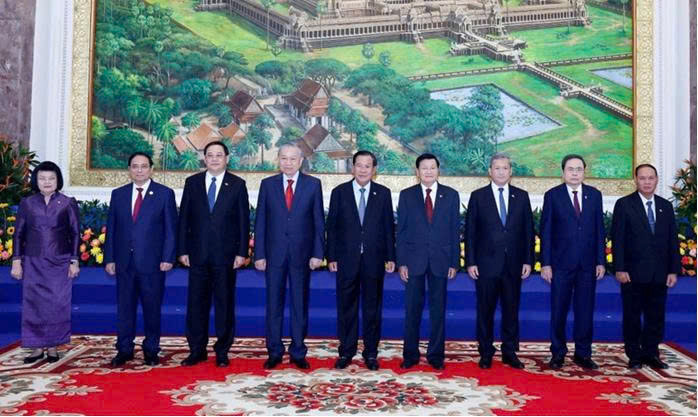 Tổng Bí thư Tô Lâm đồng chủ trì Cuộc gặp cấp cao giữa người đứng đầu ba Đảng Việt Nam – Campuchia – Lào 